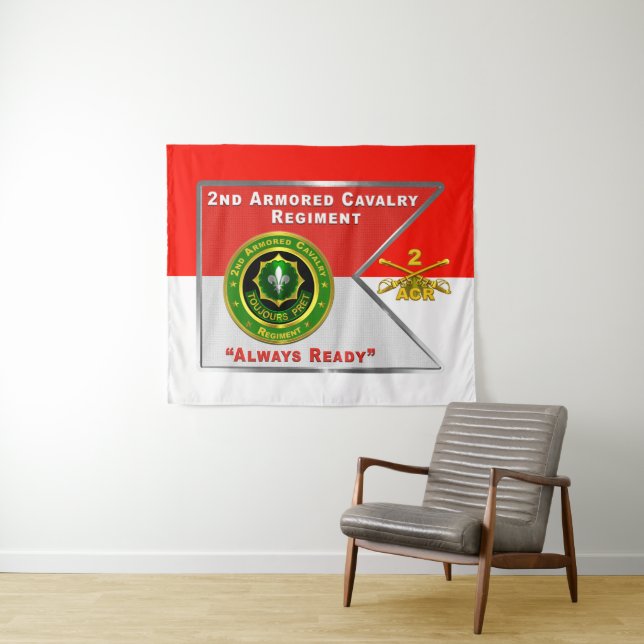 2nd Armored Cavalry Regiment ACR  Tapestry (In Situ (Horizontal))