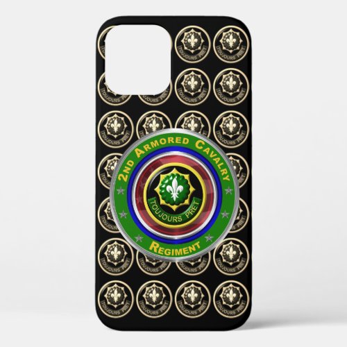 2nd Armored Cavalry Regiment  iPhone 12 Case