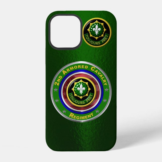 2nd Armored Cavalry Regiment Customized Iphone Case (Back)