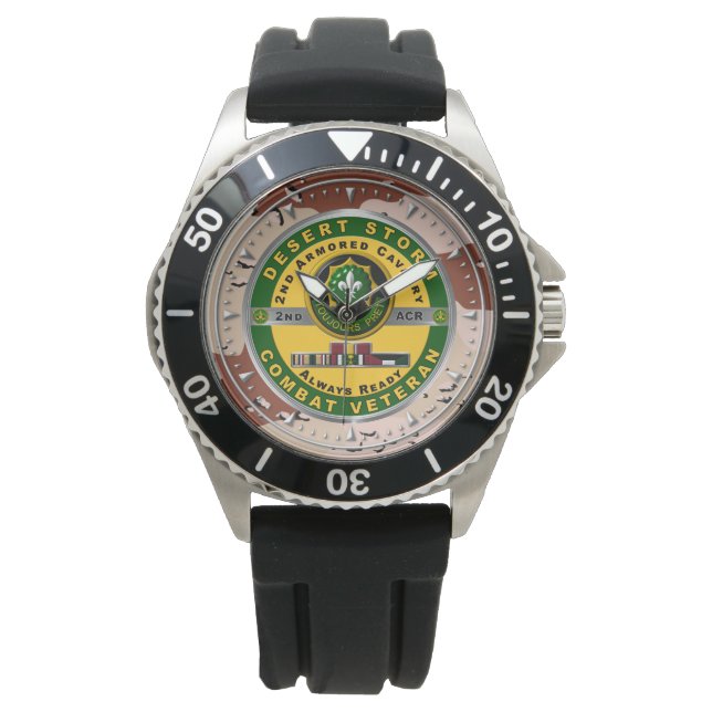 2nd Armored Cavalry Regiment Desert Storm Watch (Front)