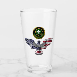 2nd Armored Cavalry Regiment Eagle Glass Cup
