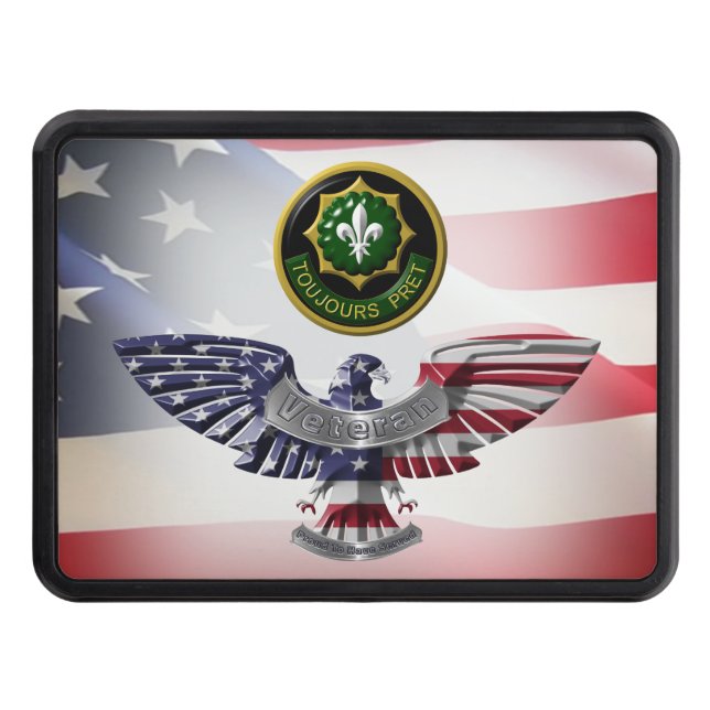 2nd Armored Cavalry Regiment Eagle Hitch Cover (Front)