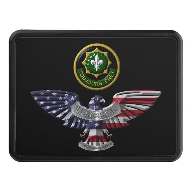 2nd Armored Cavalry Regiment Eagle Hitch Cover (Front)