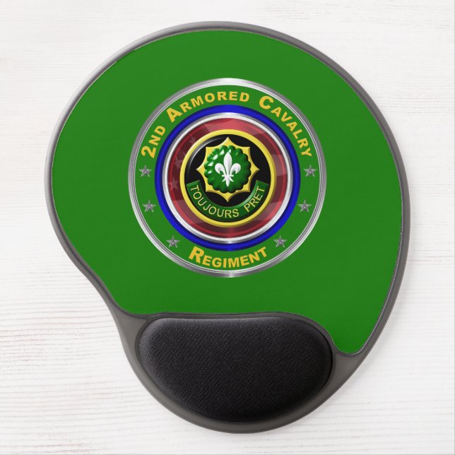 2nd Armored Cavalry Regiment  Gel Mouse Pad (Front)
