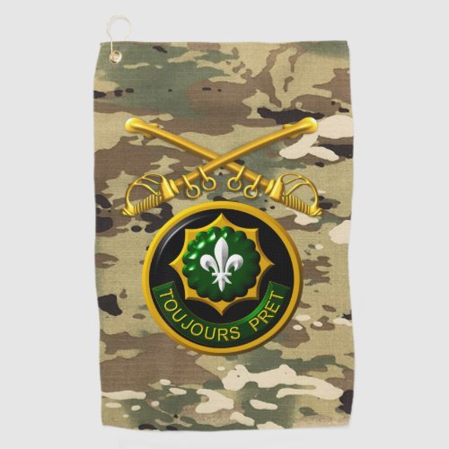 2nd Armored Cavalry Regiment  Golf Towel