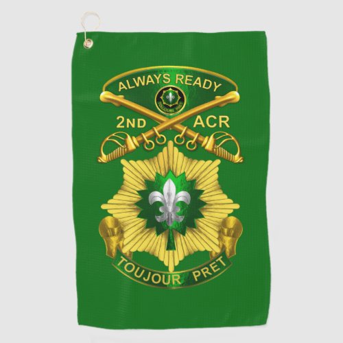 2nd Armored Cavalry Regiment    Golf Towel