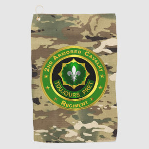 2nd Armored Cavalry Regiment Golf Towel