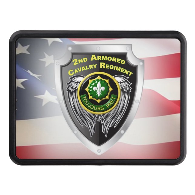 2nd Armored Cavalry Regiment Hitch Cover (Front)
