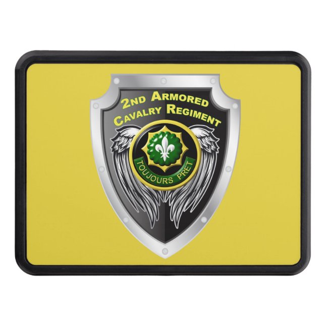 2nd Armored Cavalry Regiment Hitch Cover (Front)
