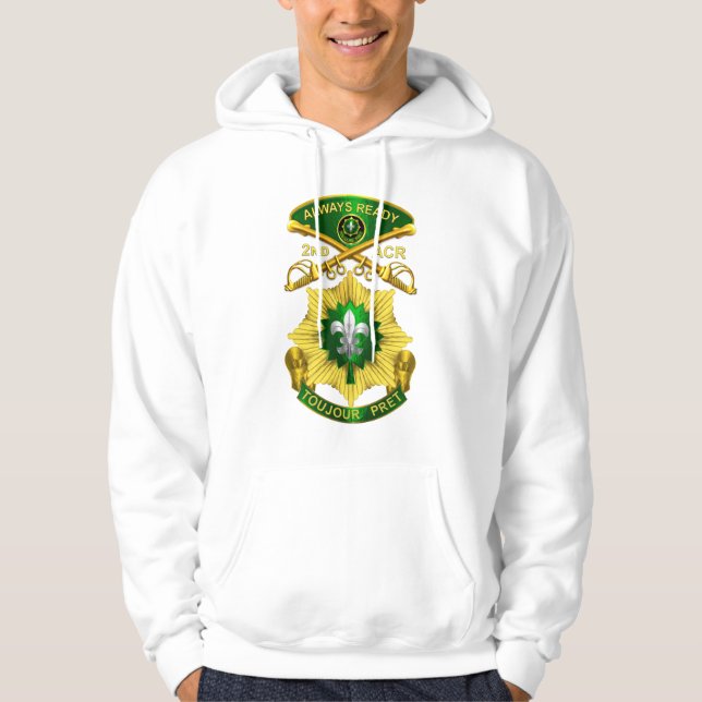 2nd Armored Cavalry Regiment  Hoodie (Front)