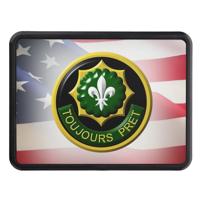 2nd Armored Cavalry Regiment Patch Hitch Cover (Front)