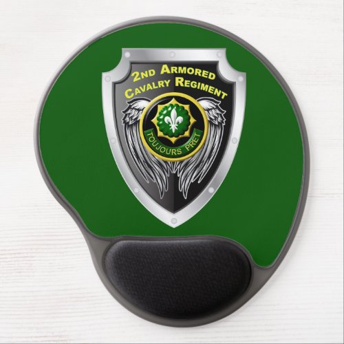 2nd Armored Cavalry Regiment Shield Gel Mouse Pad