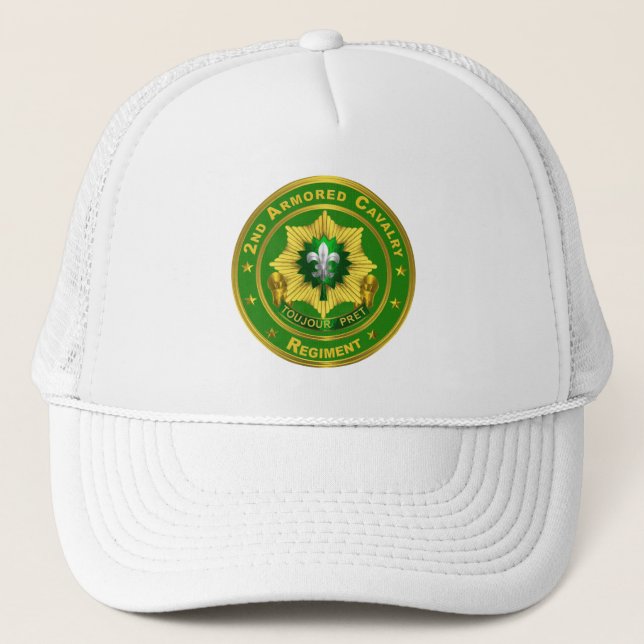 2nd Armored Cavalry Regiment   Trucker Hat (Front)