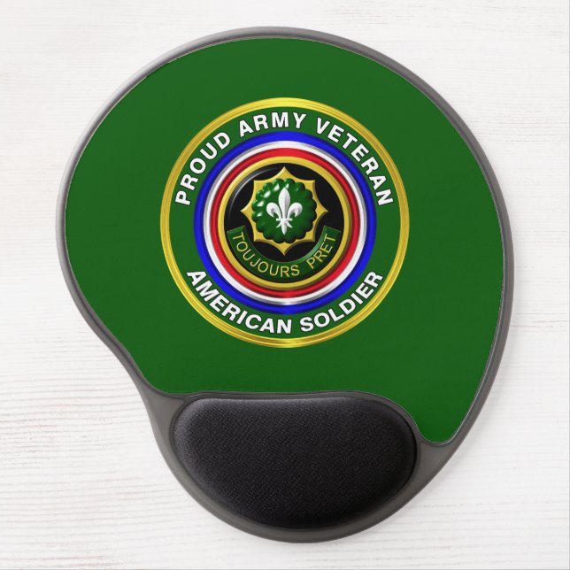 2nd Armored Cavalry Regiment Veteran Gel Mouse Pad (Front)