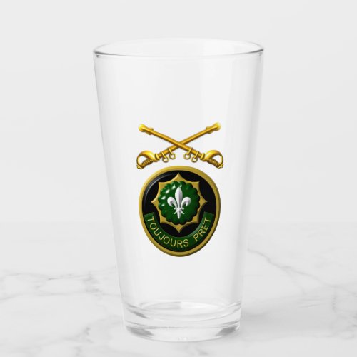 2nd Armored Cavalry Regiment with Saber Glass Cup