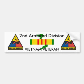 2nd Armored Div bumper sticker