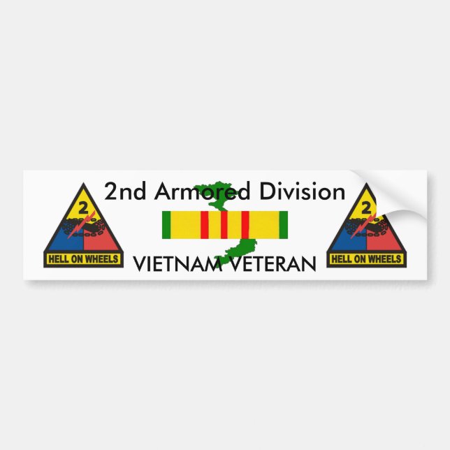 2nd Armored Div bumper sticker (Front)