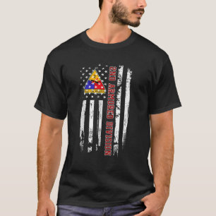 2nd Armored Division American Flag Military Vetera T-Shirt