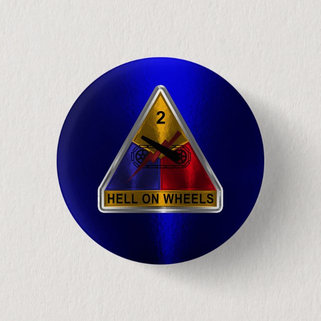 2nd Armored Division  Button (Front)