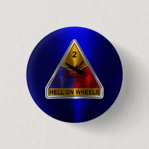 2nd Armored Division  Button
