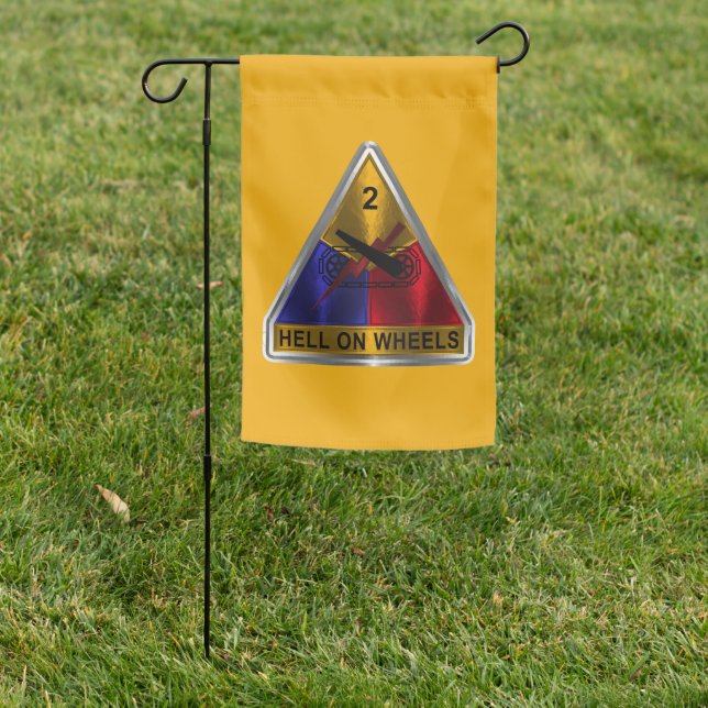 2nd Armored Division  Garden Flag (In SItu)