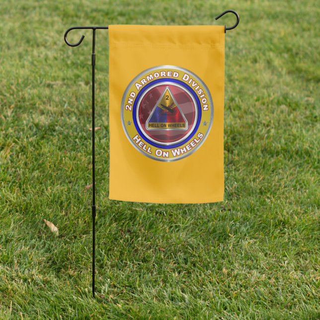 2nd Armored Division  Garden Flag (In SItu)