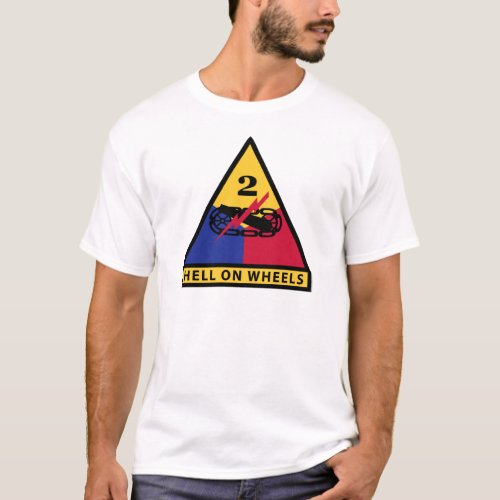 2nd Armored Division _ HELL ON WHEELS T_Shirt