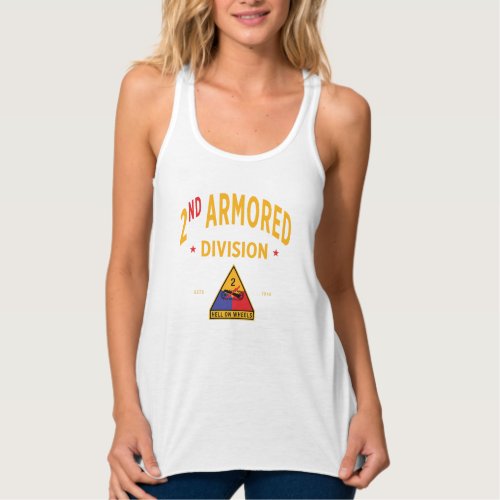 2nd Armored Division _ Hell on Wheels Women Tank Top