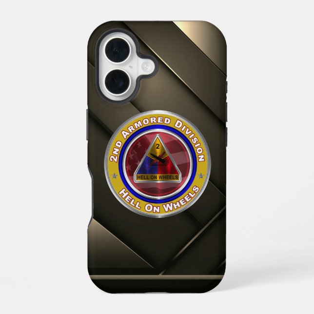 2nd Armored Division  Iphone Case (Back)