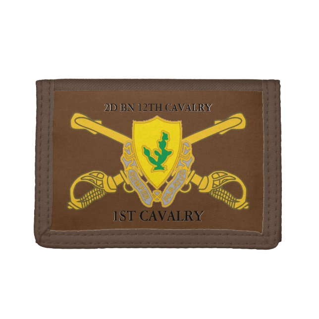 2ND BATTALION 12TH CAVALRY 1ST CAVALRY WALLET (Front)
