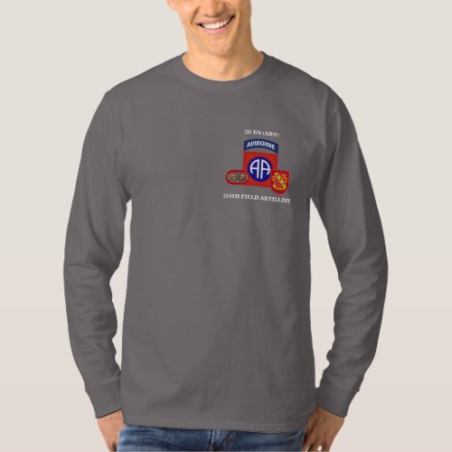 2ND BATTALION 319TH FIELD ARTILLERY LS T_SHIRT