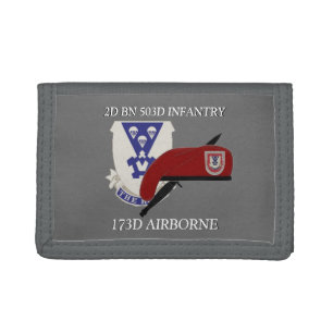 2ND BATTALION 503D INFANTRY 173RD AIRBORNE WALLET