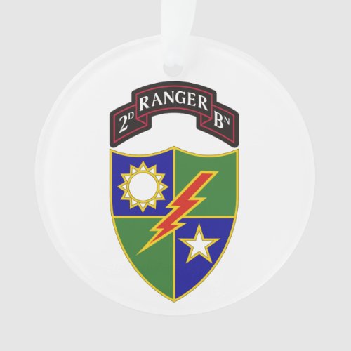 2nd Battalion _ 75th Ranger Regiment Ornament