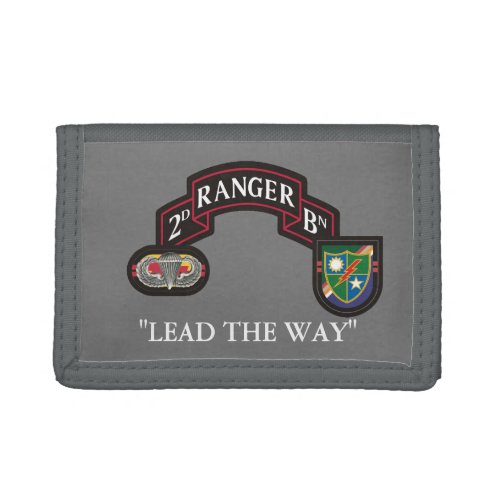 2ND BATTALION 75TH RANGER REGIMENT TRIFOLD WALLET