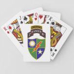 2nd Battalion - 75th Ranger W/tab Playing Cards at Zazzle