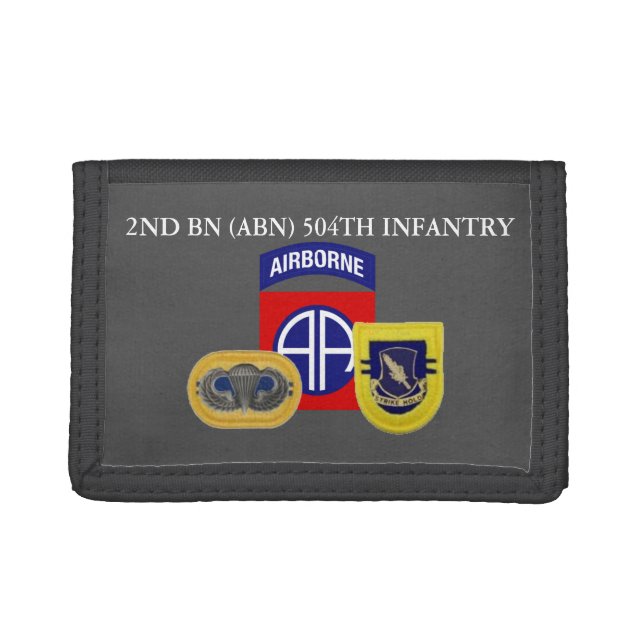 2ND BATTALION (ABN) 504TH INFANTRY WALLET (Front)