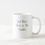 2nd Best Boss In The World Mug 2nd Best Boss In The World Mug