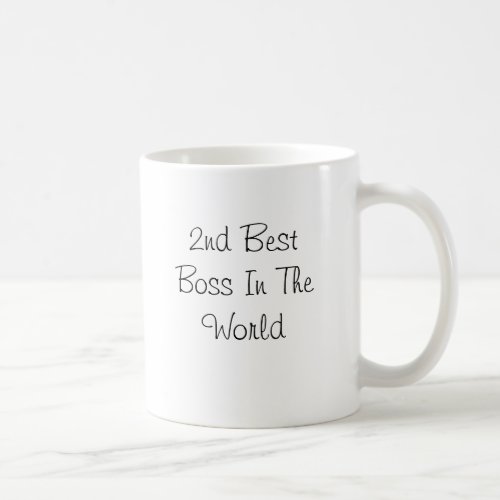 2nd Best Boss In The World Mug