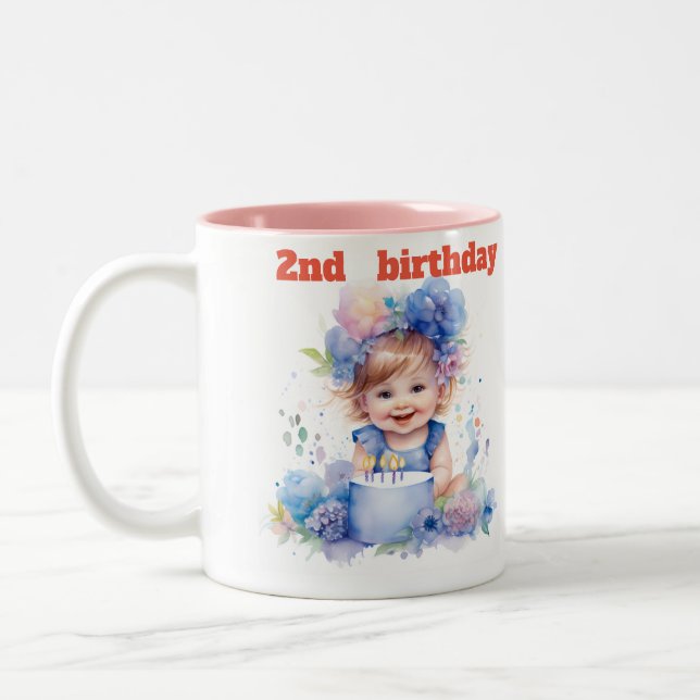  2nd birthday adorable Mug (Left)