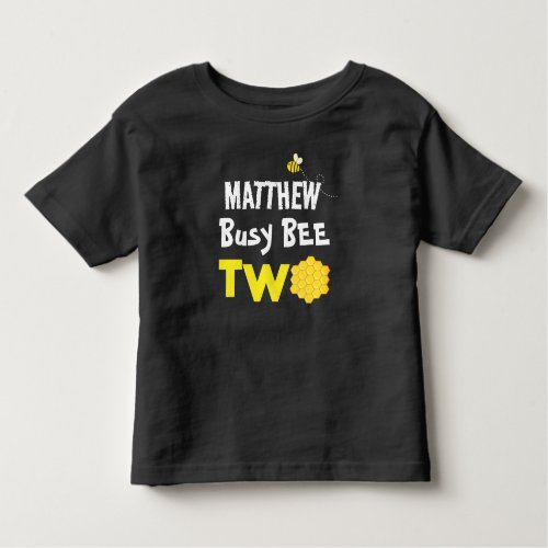 2nd Birthday Busy Bee 2 Toddler T_shirt