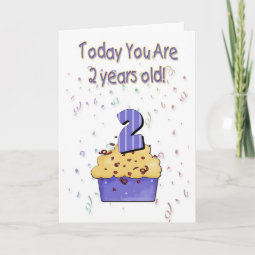 2nd Birthday Card - Customized | Zazzle