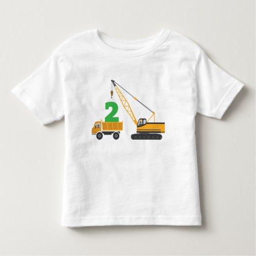 2nd Birthday Construction Tee