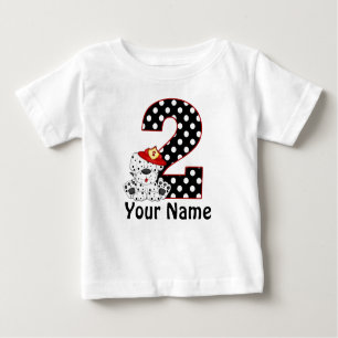 2nd Birthday Dalmatian Personalized T Shirt