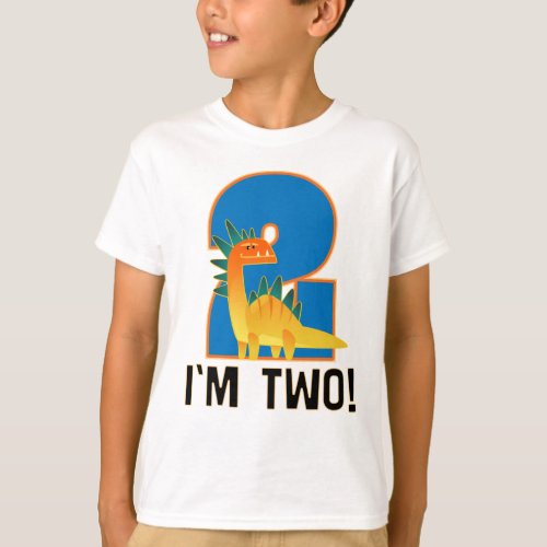 2nd Birthday Dinosaur Party T_Shirt