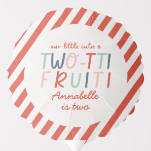 2nd birthday fruit summer children's party photo balloon
