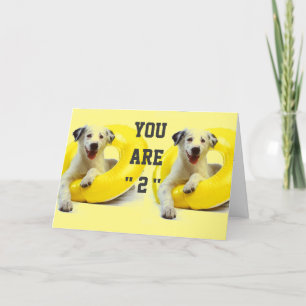 "2nd" BIRTHDAY" FULL OF FUN AND KISSES, TOO! Card