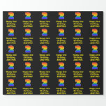 [ Thumbnail: 2nd Birthday: Fun, Colorful Rainbow Inspired # 2 Wrapping Paper ]