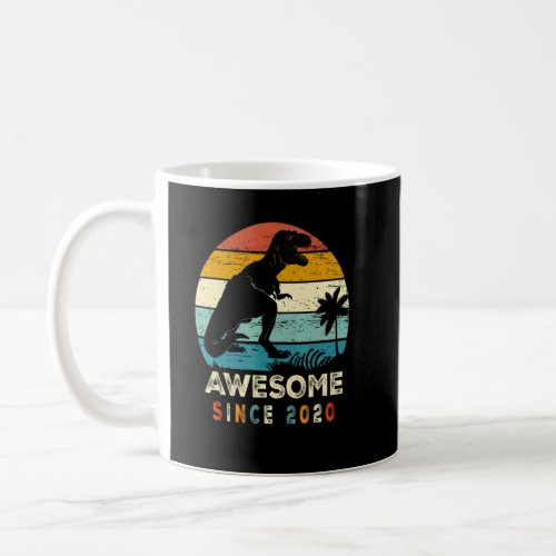 2nd Birthday Gifts Dinosaur 2 Year Old Awesome Sin Coffee Mug