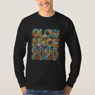 2nd Birthday Glow Since 2020 Vintage Sunglasses Re T-Shirt