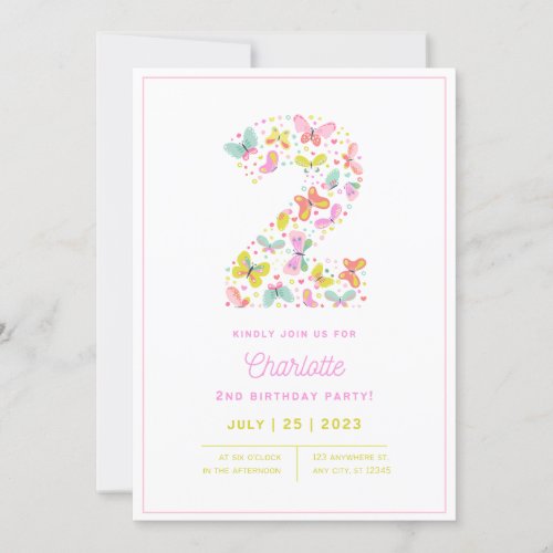 2nd Birthday Invitation